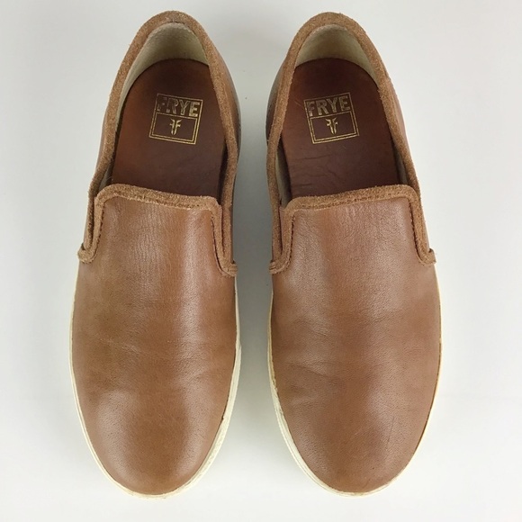 Frye Cognac Slip On Leather Sneaker | Men’s 7.5 main image 9